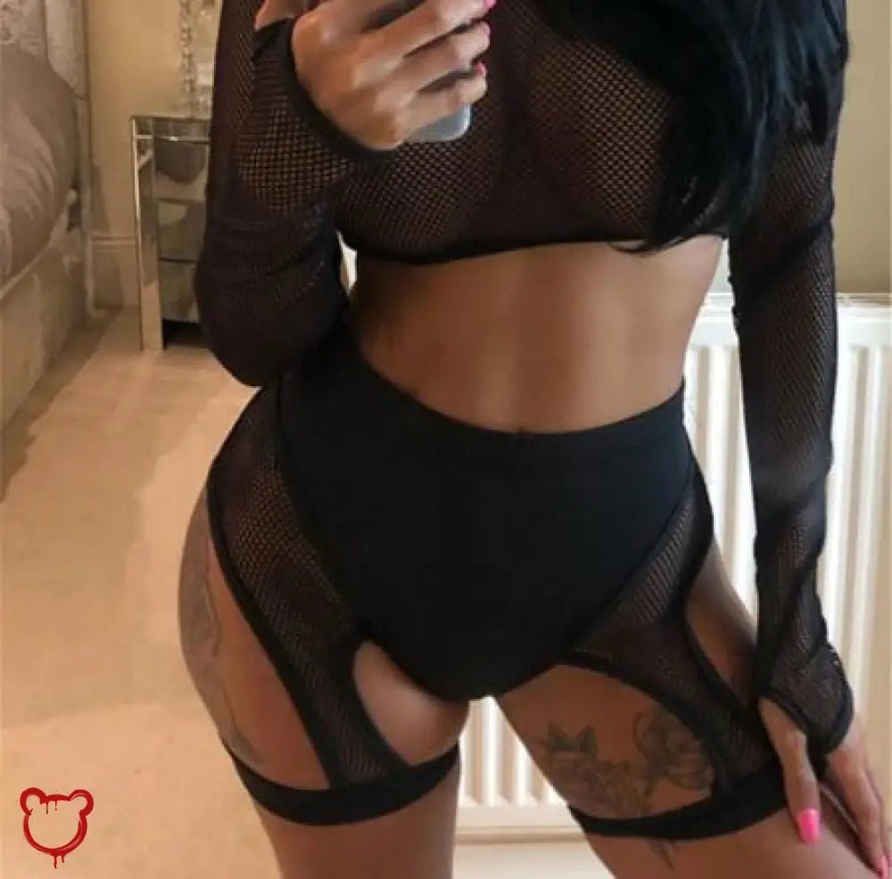 Lethal Black Waist Shorts - The Cursed Closet