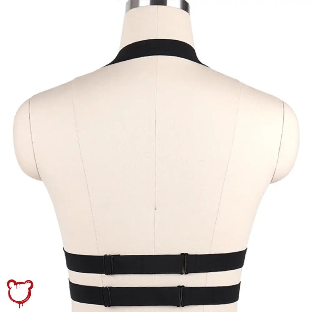 Lethal Gothic Stud Harness - The Cursed Closet