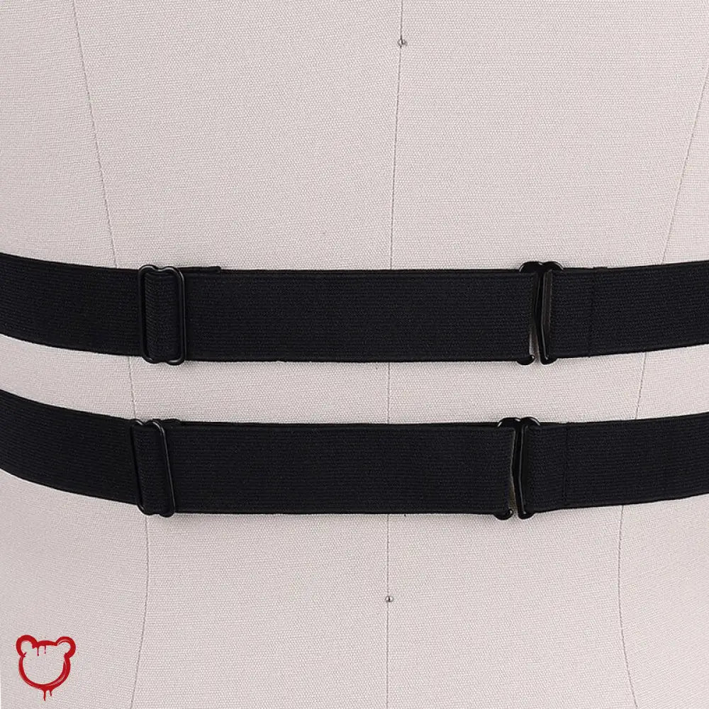 Lethal Gothic Stud Harness - The Cursed Closet