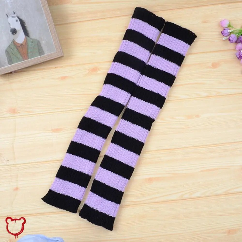 Lolita Knit Leg Warmers Pair - The Cursed Closet