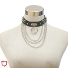 Love Hurts' Black O'Ring Chain Choker - The Cursed Closet