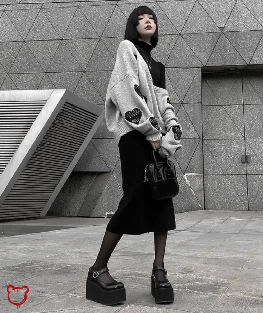 Love - Themed Casual Knit Sweater - The Cursed Closet