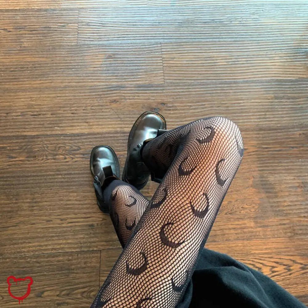 "Luna Fishnet Tights - Limited Edition" - The Cursed Closet