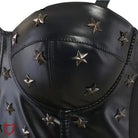 Matrix Faux Leather Bustier Top - The Cursed Closet