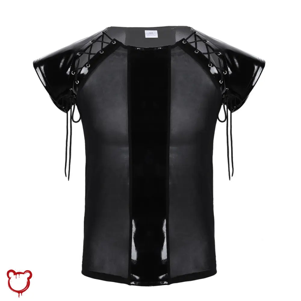 Men's Mesh Black Shirt - The Cursed Closet