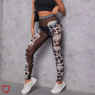 Mesh Skeleton Leggings Black / S Clothing