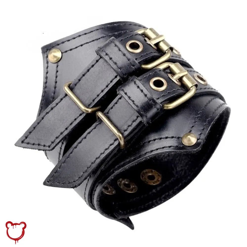 Metallic Leather Bracelets - The Cursed Closet