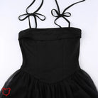 Midnight Alt Bandage Strap Dress - The Cursed Closet