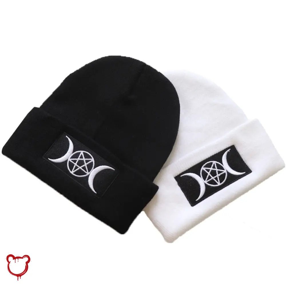 Monochrome Beanie - The Cursed Closet
