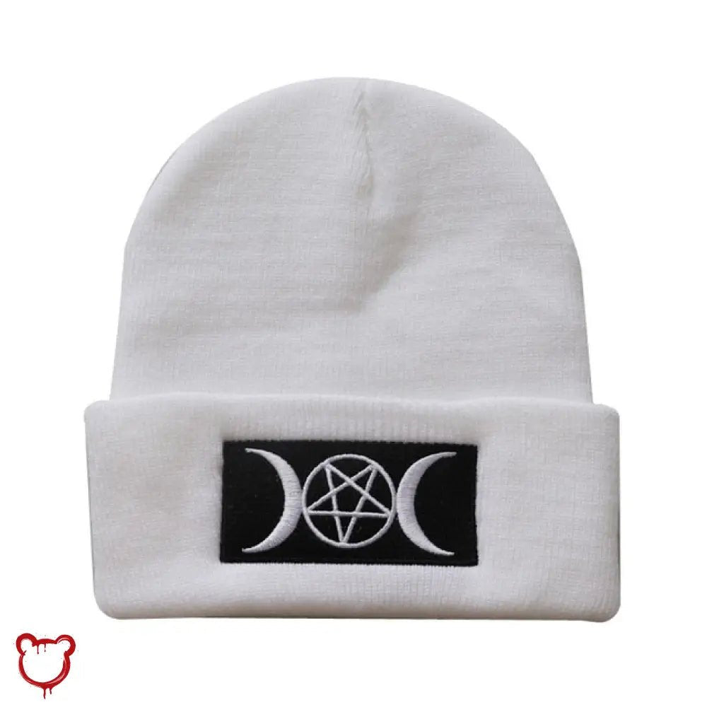 Monochrome Beanie - The Cursed Closet