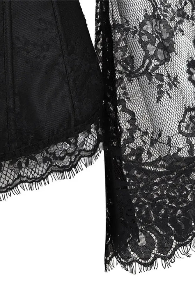 "Monochrome Corset by Witchery" - The Cursed Closet