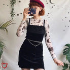 Moon and Star Mesh Top - The Cursed Closet