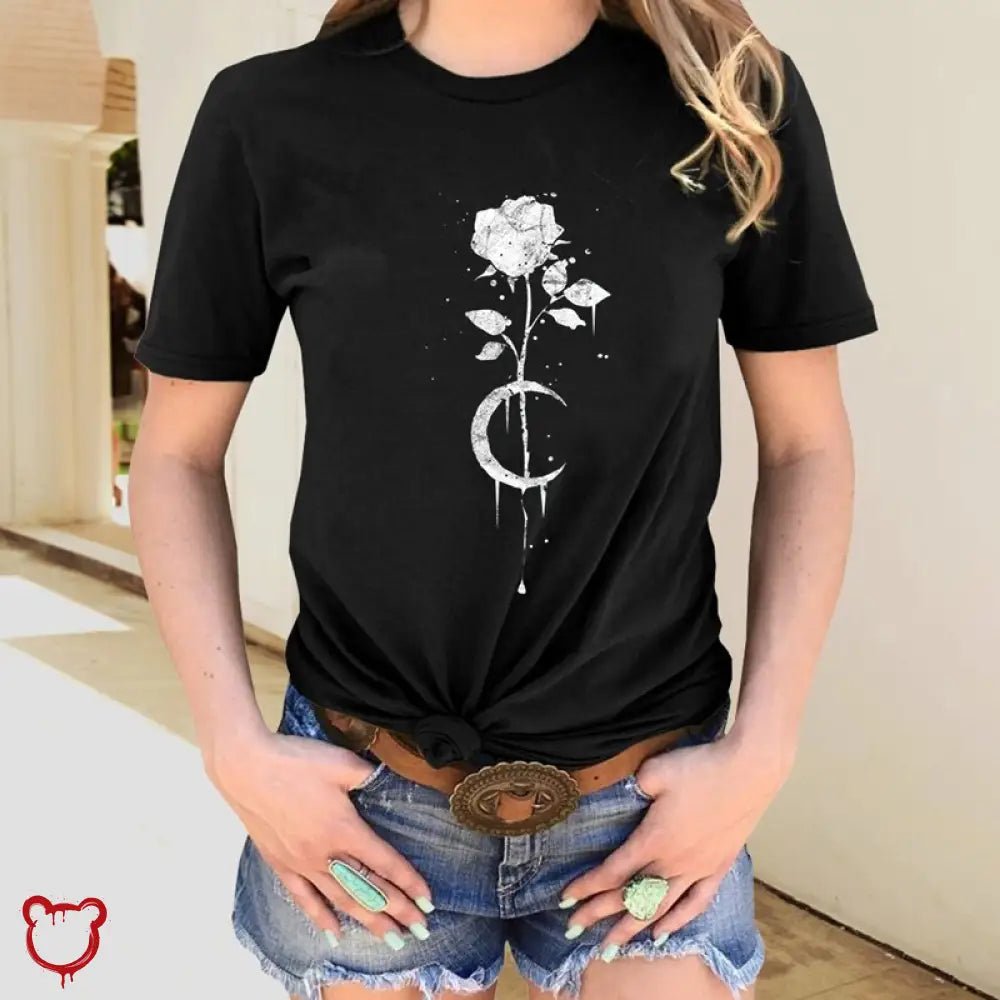 Moon Rose Tee - The Cursed Closet