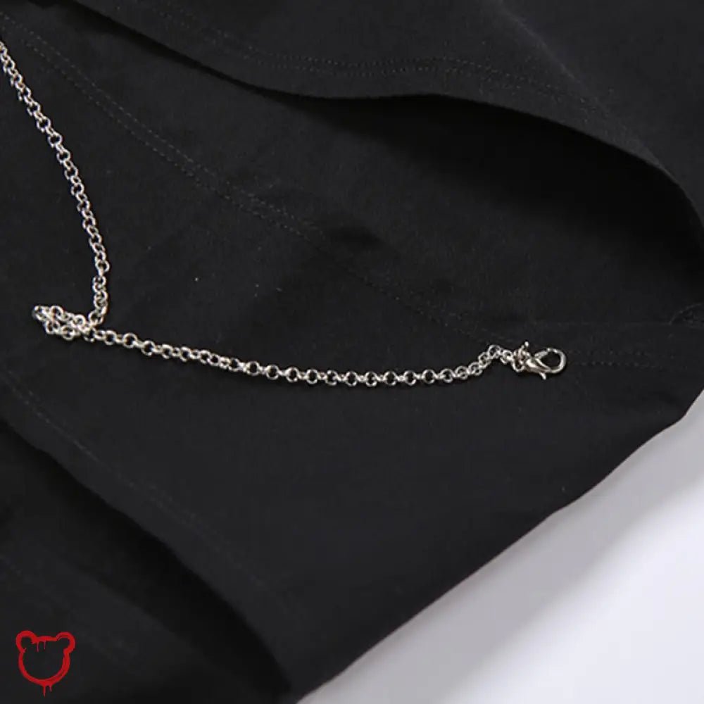 Mysterious Chain Split Pants' - The Cursed Closet