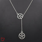 Pentagram Duo Necklace - The Cursed Closet