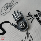 Pentagram Pin - Hand Design - The Cursed Closet