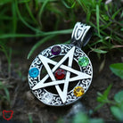 Pentagram Stone Pendant Necklace - The Cursed Closet