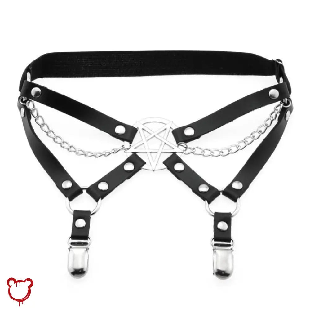 Pentagram Thigh Strap - The Cursed Closet