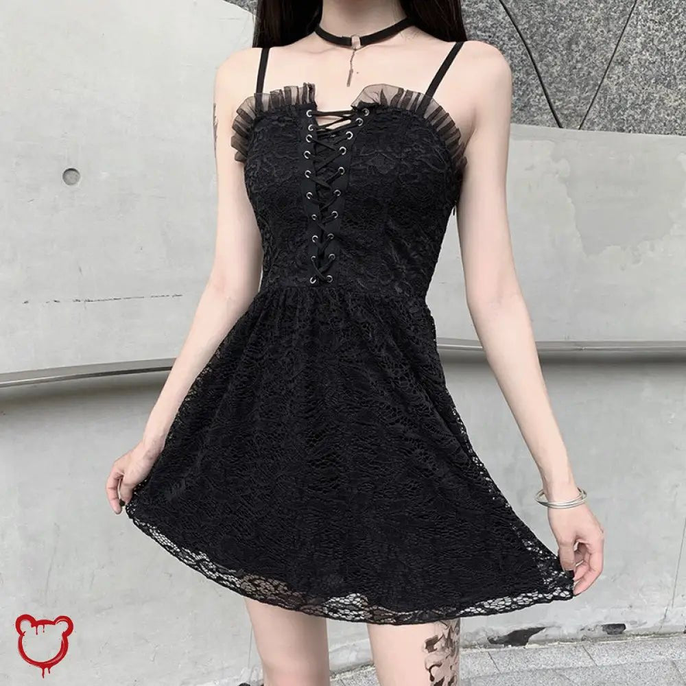 Phenomenal' Black Strap Dress - The Cursed Closet