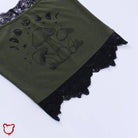 Pixie's lace patchwork crop top - The Cursed Closet