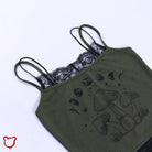 Pixie's lace patchwork crop top - The Cursed Closet