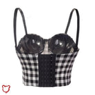 Plaid Push Up Casual Top - The Cursed Closet