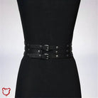 PU Leather Triple Ring Harness - The Cursed Closet
