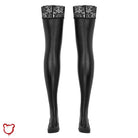 PU Wet - Look Latex Thigh Highs - The Cursed Closet