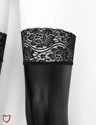 PU Wet - Look Latex Thigh Highs - The Cursed Closet