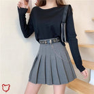 Purple Grunge Plaid Skirt - The Cursed Closet