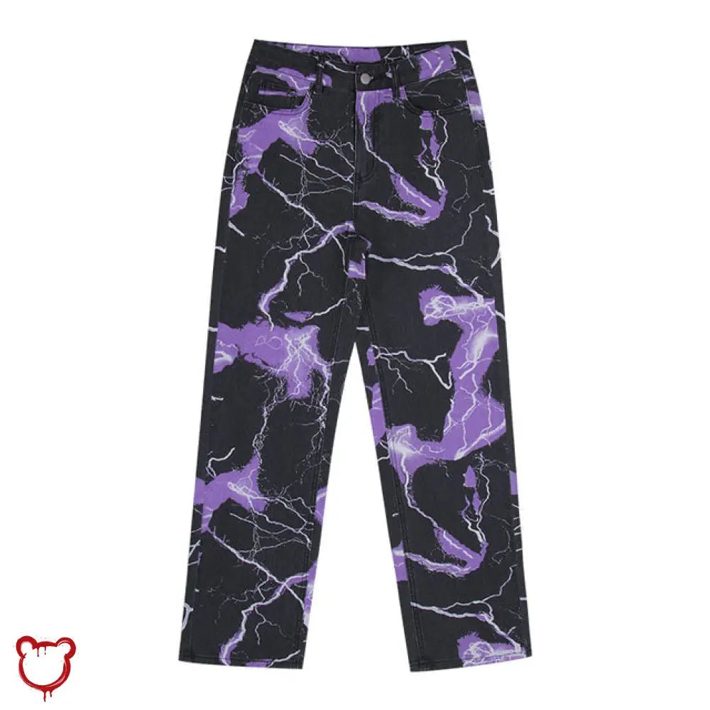 Purple Tie Dye Harem Pants - The Cursed Closet