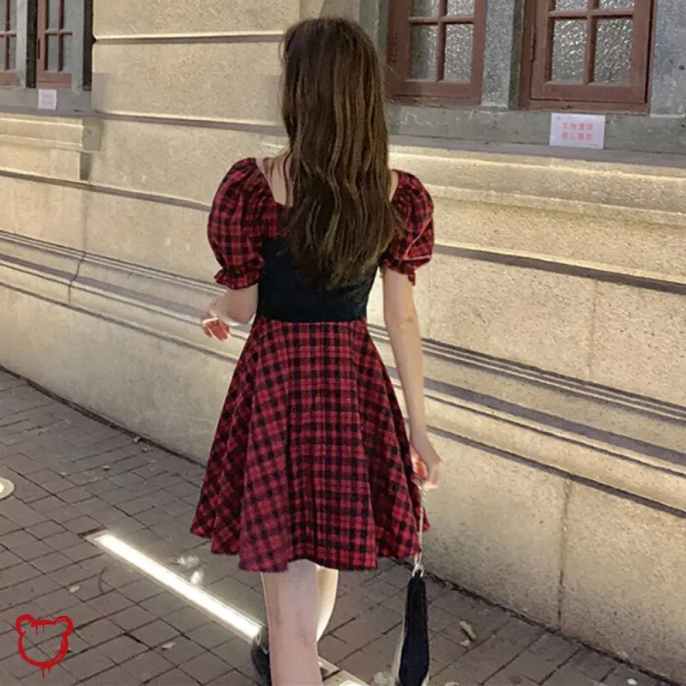 Rage Plaid Dress - The Cursed Closet