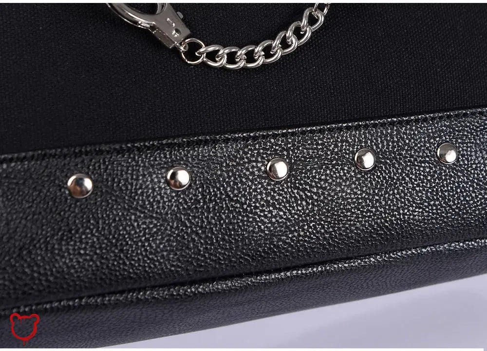 Rebel Black Handcuff Bag' - The Cursed Closet