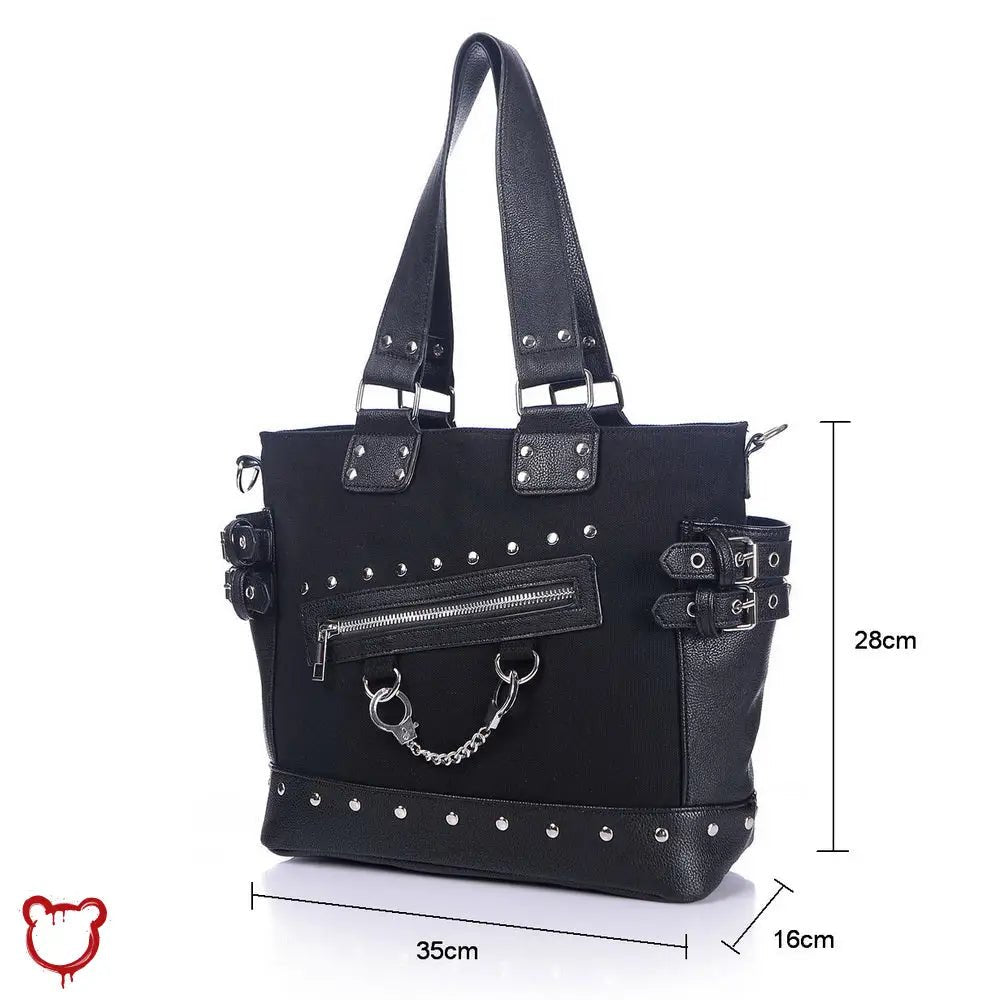 Rebel Black Handcuff Bag' - The Cursed Closet