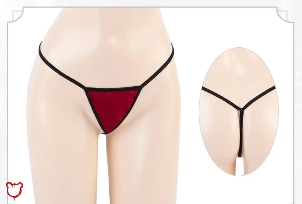 Red Cheongsam Lingerie Set - The Cursed Closet