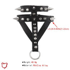 Rivet Wrap Deisel Black Bracelet - The Cursed Closet