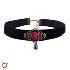 Rose Cross Necklace - The Cursed Closet