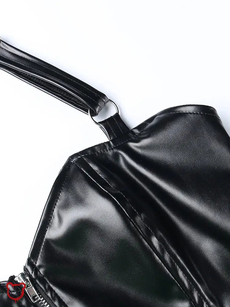 "Saturn Gothic Black Corset Top" - The Cursed Closet