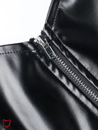 "Saturn Gothic Black Corset Top" - The Cursed Closet