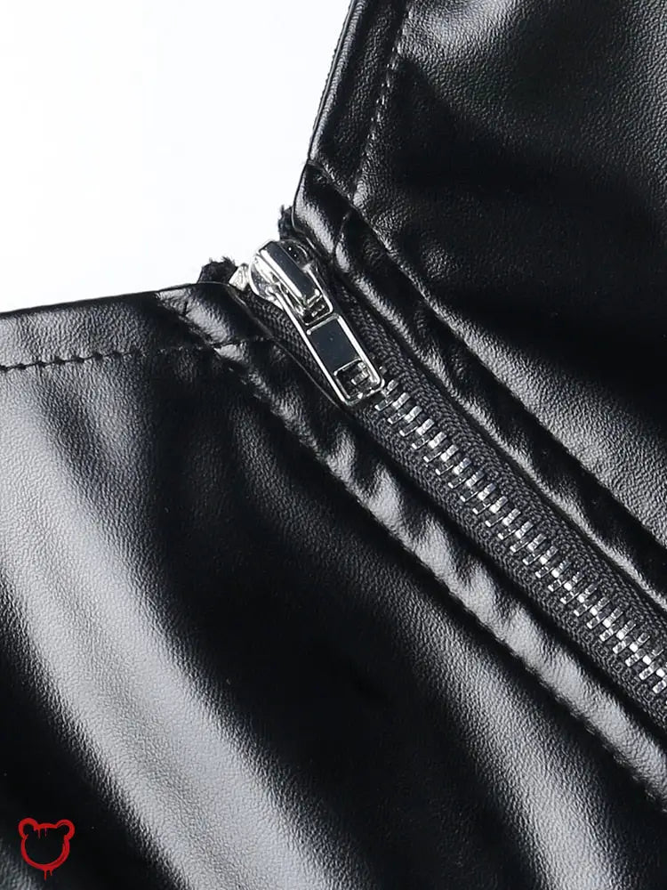 "Saturn Gothic Black Corset Top" - The Cursed Closet