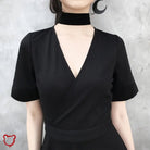 Scary Open Back Gothic Dress - The Cursed Closet