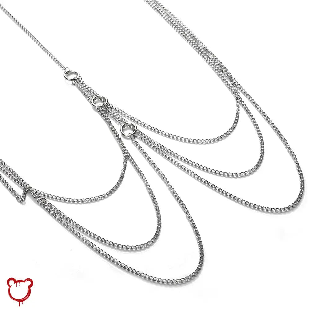 Seductive Chain Harness - The Cursed Closet