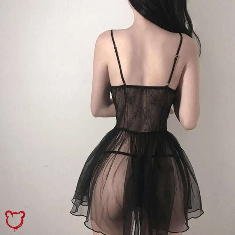 "Sexy Lace Lolita Lingerie Dress" - The Cursed Closet