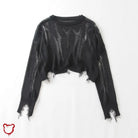 Shadowed Grunge Sweater - The Cursed Closet