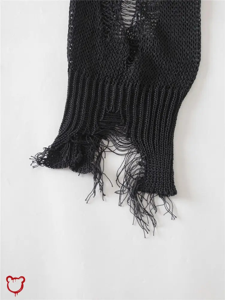 Shadowed Grunge Sweater - The Cursed Closet