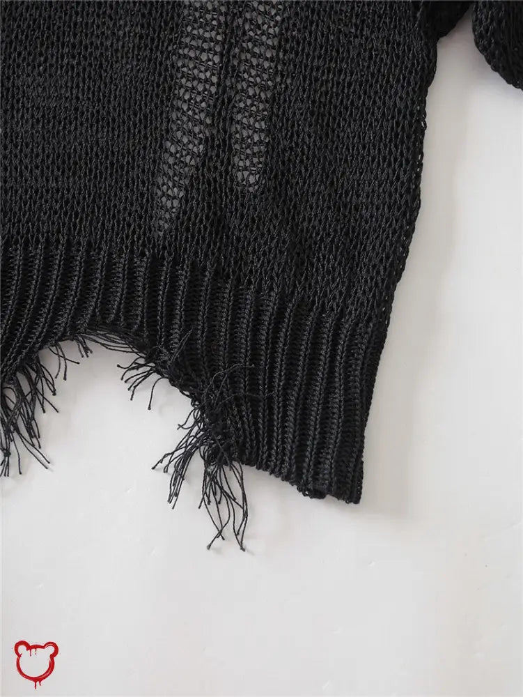 Shadowed Grunge Sweater - The Cursed Closet