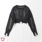 Shadowed Grunge Sweater - The Cursed Closet