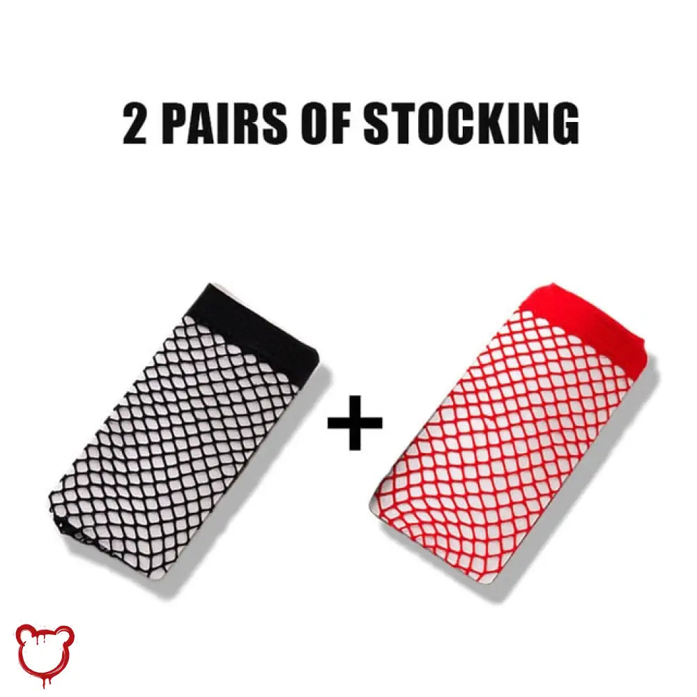 The Cursed Closet Fishnet Transparent Stockings at $15.99 USD