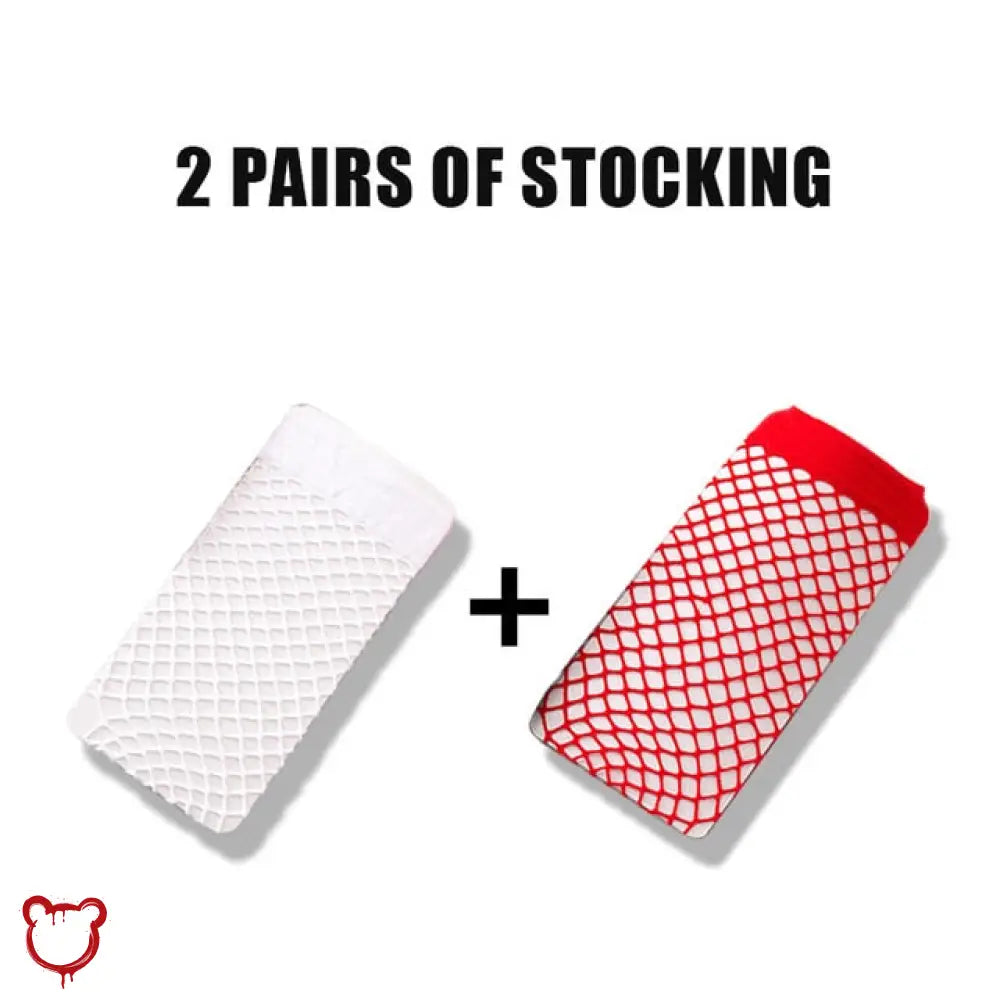 The Cursed Closet Fishnet Transparent Stockings at $15.99 USD