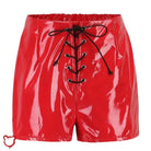 Shiny PU Shorts - The Cursed Closet